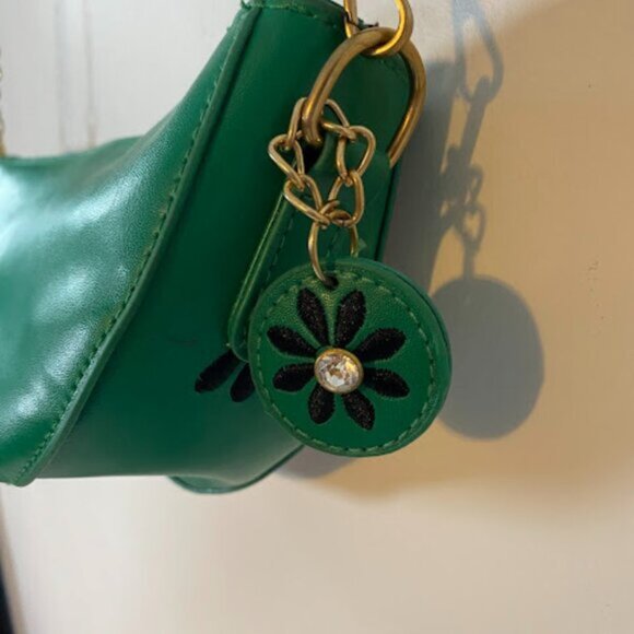 Gold-tone Chain Shoulder Strap Watermelon Women's Crossbody Bag Small - Picture 7 of 10